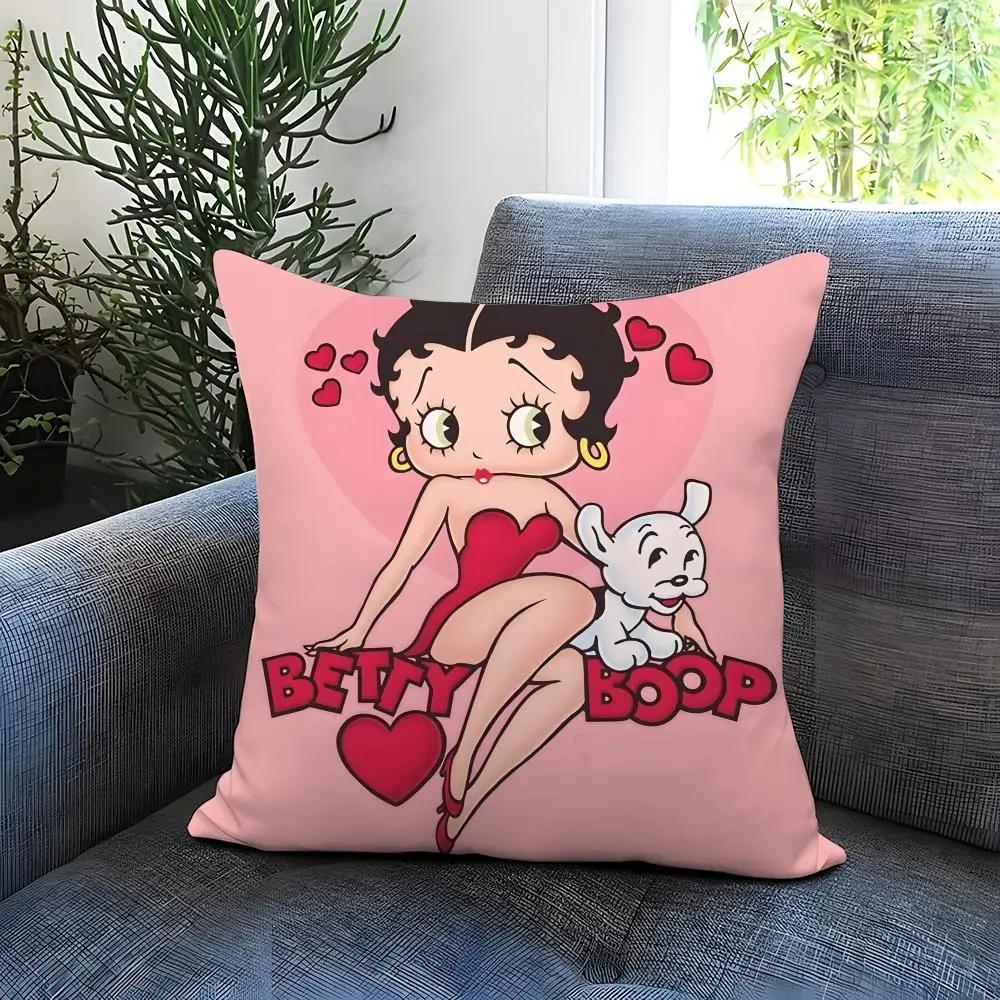 Vikama Cute Anime Print Decorative Pillowcase, Soft And Comfortable Cover With Hidden Zipper, Suitable For Car Sofas