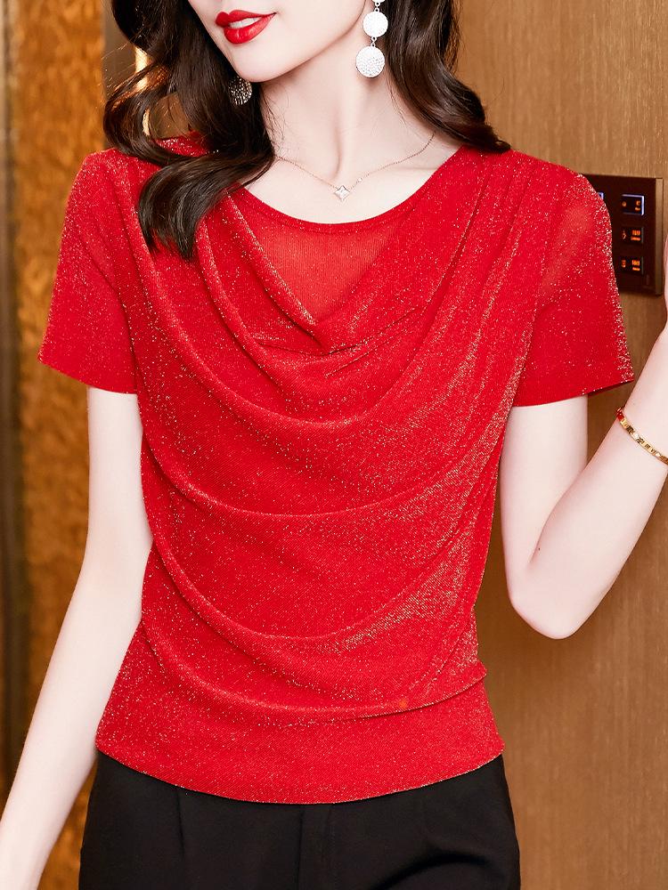 Черный сетчатый кружевной топ 2023 года: Модная женская рубашка-бомбер на весну и осень