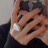XIYANIKE Cool Shinning Brushed Ball Adjustable Finger Rings For Women Punk Fashion New Jewelry Gift Party Rock anillos mujer