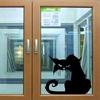 Cute Removable 3D Cats Sticker  Black Cats Wall Stickers Window Sticker Halloween Decorations