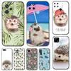 Черный чехол из ТПУ для Realme C3 C35 C20 C21 C21Y C25 C25Y C25S C11 2021 2020 чехол Hedgehog