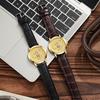 Luxury Men Watches Hollow-out Business Men's Quartz Wristwatch Luminous Waterproof Calendar Quartz Leather Band Watch for man