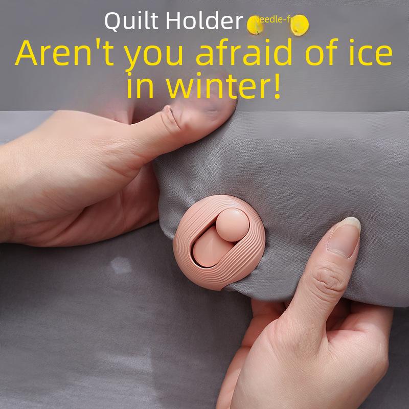 Needle-Free Cartoon Quilt Holder with One-Key Unlocking