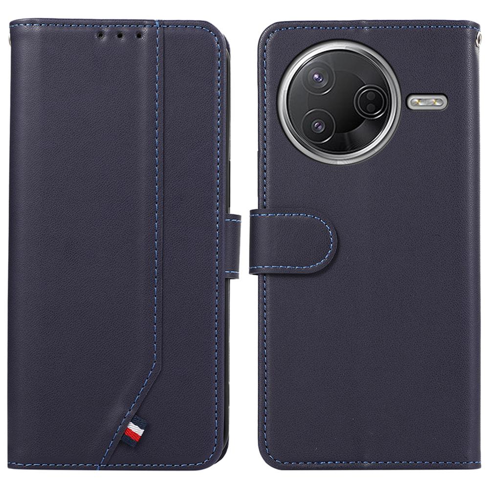 Кожаный чехол для Xiaomi Poco F7 Pro 5G/F7 Ultra 5G/Redmi K80 Pro 5G/K80 5G с RFID-блокировкой, откидная крышка для телефона