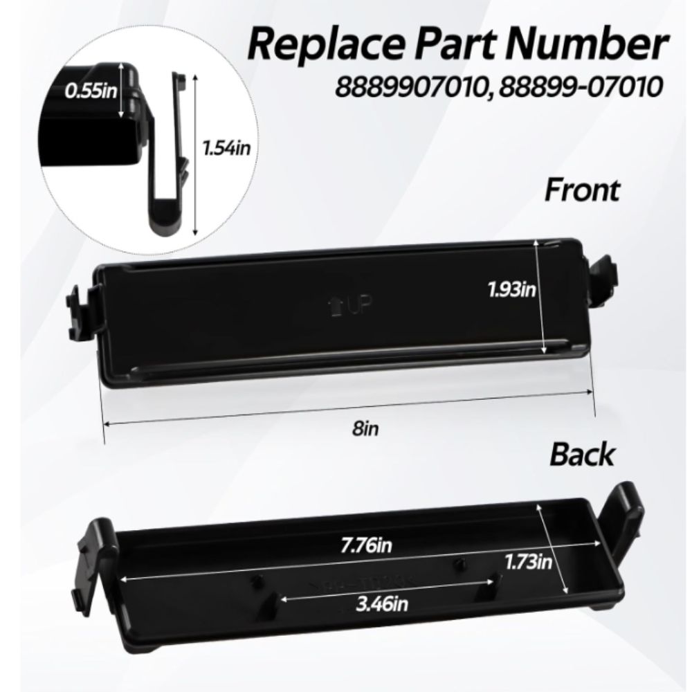 Черная пластина воздушного фильтра 8 дюймов, надежная замена 88899-07010 для Toyota Sienna 2011-2020 гг.