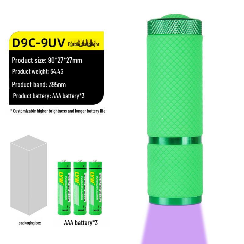 УФ-лампа Вуда: Сушка для нейл-арта с использованием кошачьего мха, обнаружение банкнот, ночник с ультрафиолетовой идентификацией, лампа в виде скорпиона.