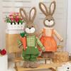 Cartoon Bunny Telescopic Doll Retractable Merry Easter Decoration  Party Favors