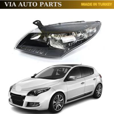 Передняя фара для Megane Hb Mk3 III 2009-2016 моторизованная черная версия цвет левая сторона 260602545R