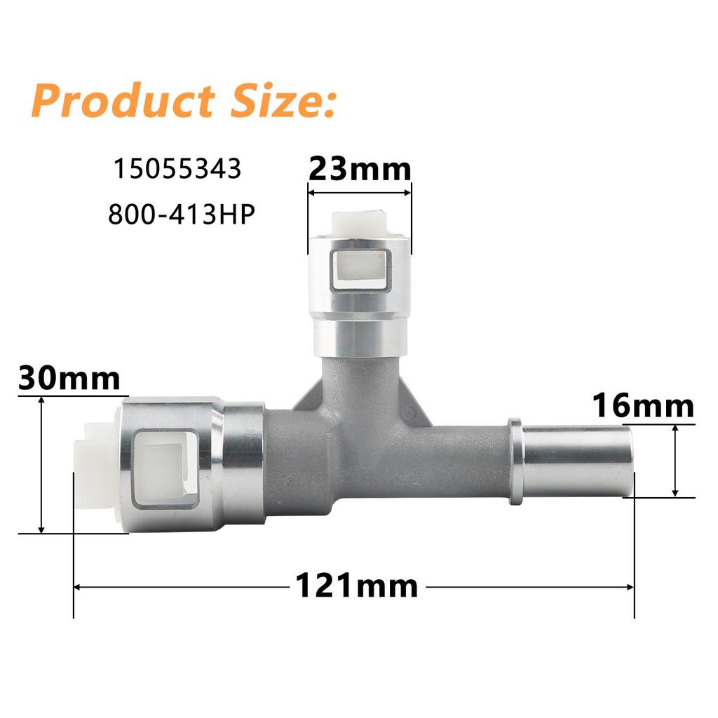 Metal Heated Hose Connector 800-413HP/414HP for Cadillac, Chevrolet, GMC