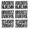 3-inch Letter Sticker Car Wall Sticker Exhibition School Decoration DIY Large Size Alphanumeric Sticker