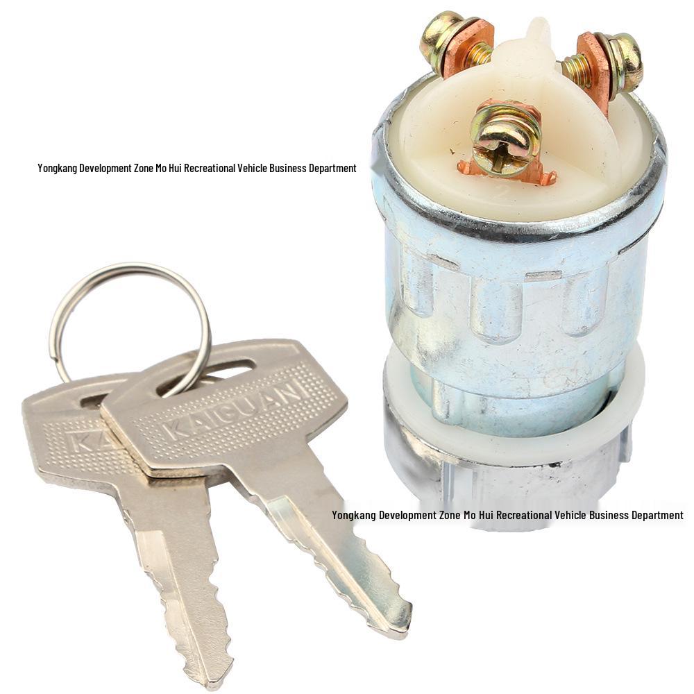 Four-Wheel ATV Kart Electric Door Lock Ignition Switch with Key (Three-Wire)