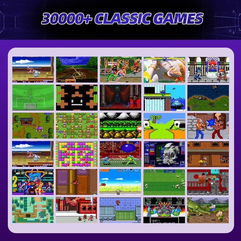 VILCORN X9 Ретро игровая приставка 4K TV HD Игровая консоль 128G 42000 Игры для PS1/PSP/SFC/N64 Эмулятор 3D Классические игры