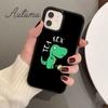 Милый Чехол-Телефон с Динозавром для iPhone 17 Air 15 16 16e Pro Max 11 12 13 14 Plus Обложка coque Fundas Shell