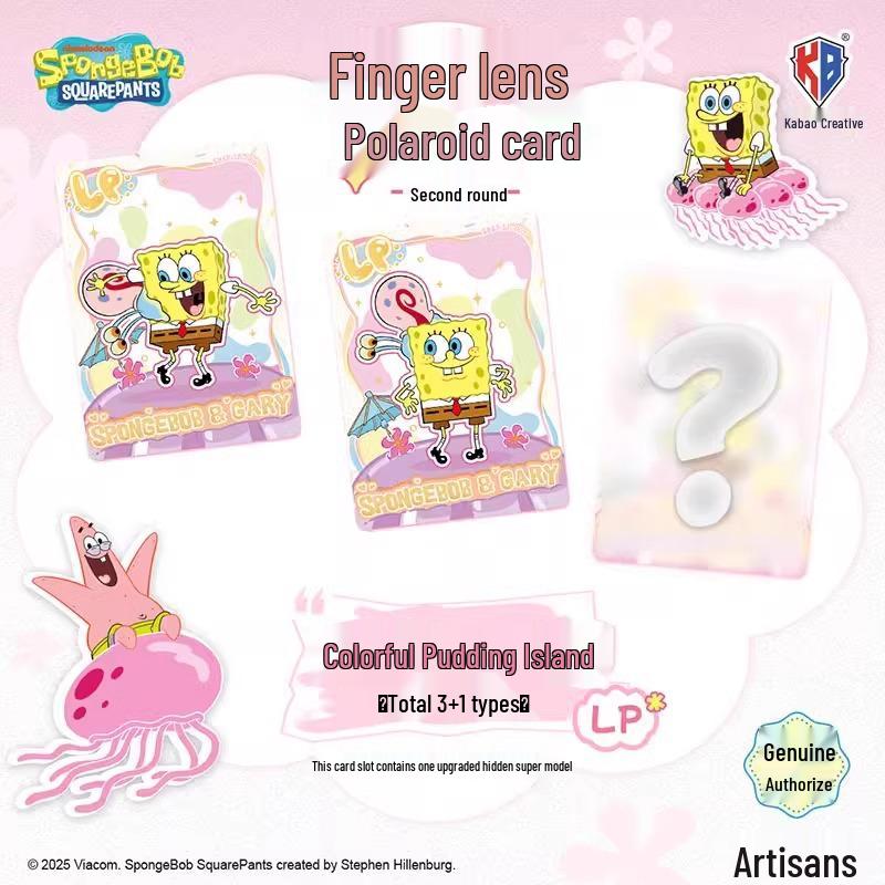 SpongeBob 2nd Series Polaroid Finger Lens Anime Cards