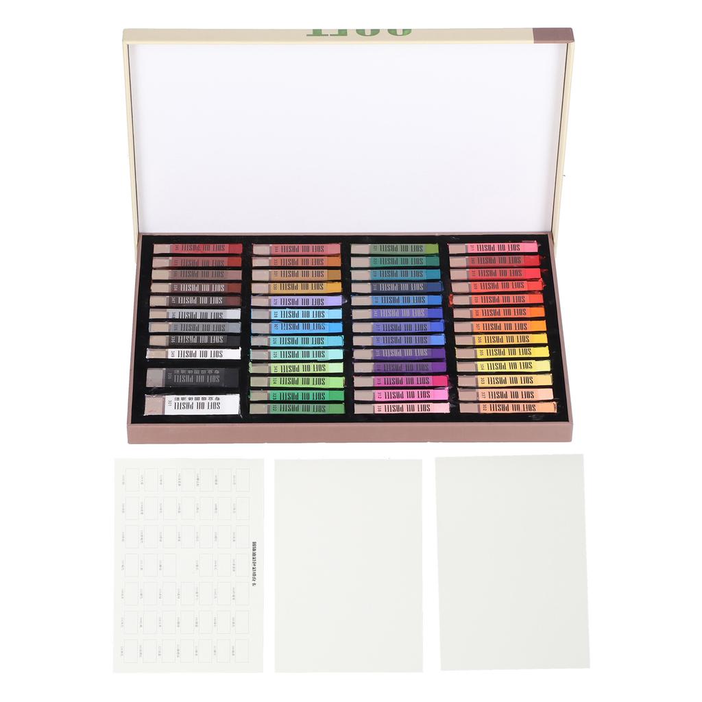Soft Oil Pastels 48 Colors Professional Drawing Graffiti Art Crayons Sticks Painting Set