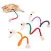 3pcs Cotton Rope Cat Toy For Indoor Cats, Silver Vine Fruit Interactive Cat Rope For Kittens, Tooth Cleaning And Chewing Pet Toy