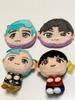 [Б/У] 4 шт. плюшевых талисмана K-POP RM SUGA J-HOPE Pouch