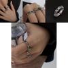 Chic And Trendy Vintage Rainbow Zircon Ring Fashion Jewelry For Women