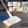 Mop With Pressure Clamping System, No Hand Washing, One Button For Changing, Automatic Clamping Cloth