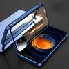 360 Metal Magnetic iPhone 11 Phone Case For iPhone 12 Pro XS Max 7 8 Plus X XS XR Case Double Sided Hd Tempered Glass with Camera Protection Cover