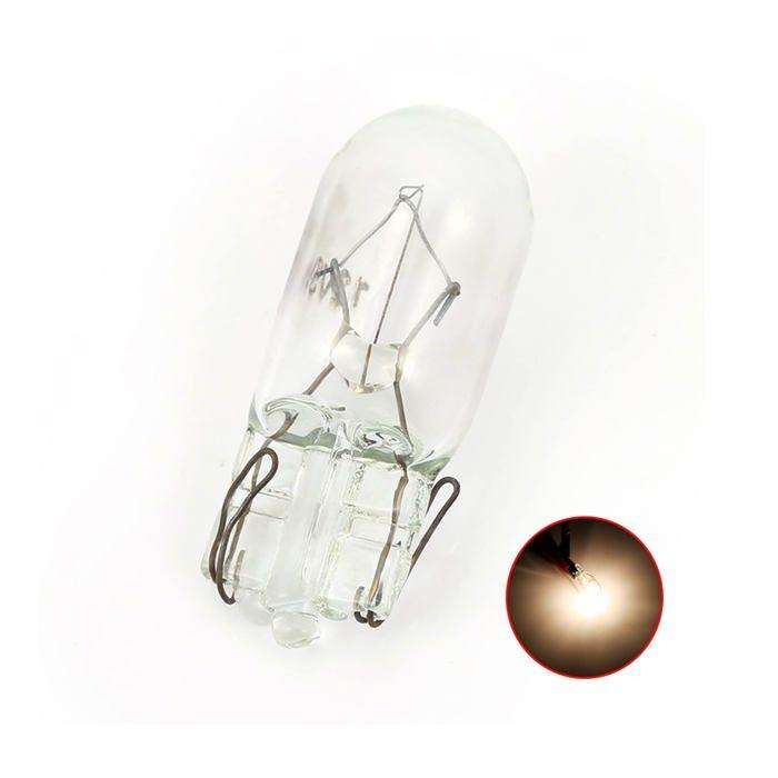 10pcs Blanc T10 Ampoules LED, 5W Plaque D'Immatriculation Light, Feux de Positionnement Latéraux Plaque D'immatriculation DC 12V