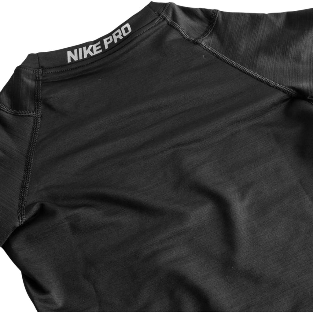 Nike Детские топы Dri-Fit Pro Swoosh Series Warm с длинным рукавом и круглым вырезом AH0252-010