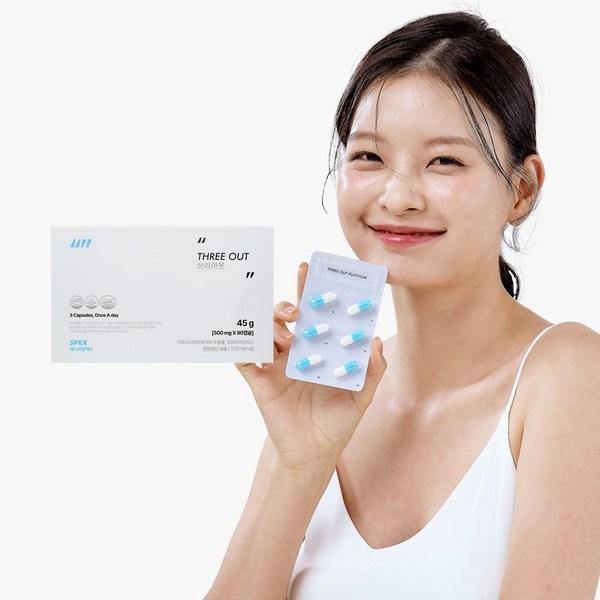 SPRX Three Out Гарциния, углеводная диета для снижения жира и кишечника, 1 коробка, 90 капсул, корейская основная здоровая пища