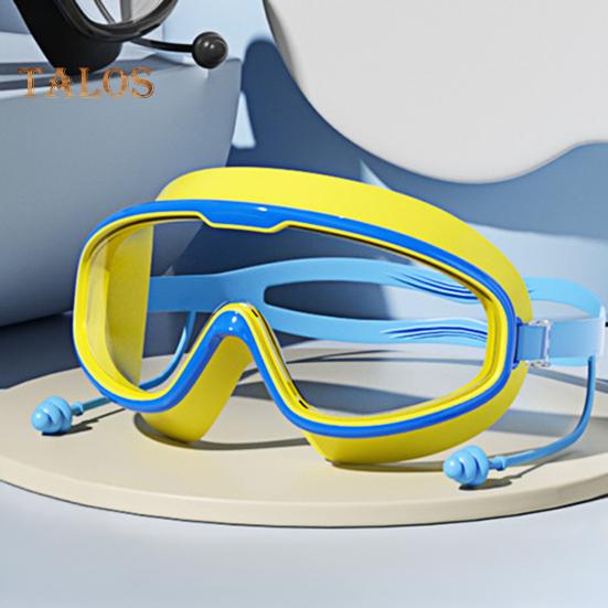2 шт. Детские очки для плавания, противотуманные, с большой оправой, с защитой от ультрафиолета, герметичные очки для бассейна для мальчиков и девочек