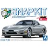 AOSHIMA Bunka Kyozaisha 132 Rakupla Snap Kit No.04-SS Infini FD3S RX-7 Silverstone Metallic Color-coded Plastic Model