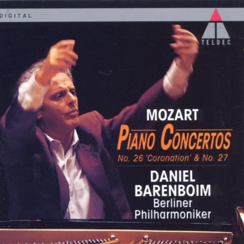 CD МОЦАРТ, БАРЕНБОЙМ; BPO - Фортепианные концерты 26 и 27 9031757162 Япония Классика Б/У