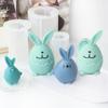 Easter Egg Rabbit Candle Silicone Mold Cute Bunny Soap Resin Aromatherapy Plaster Mould Animal Making for Home Decor Gifts