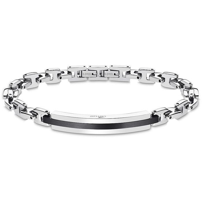 Bracelet - LOTUS JEWELS - Mod. LS1966-2/2 - Acier inoxydable - Couleur gris - Mixte