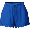 Lace Drawstring Casual Women Loose Shorts Large Size Pants