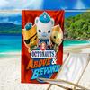proof beach towel with a The Octonauts4 pattern - soft,absorbent,quick-drying,machine washable - perfect for swimming,camping,bathing