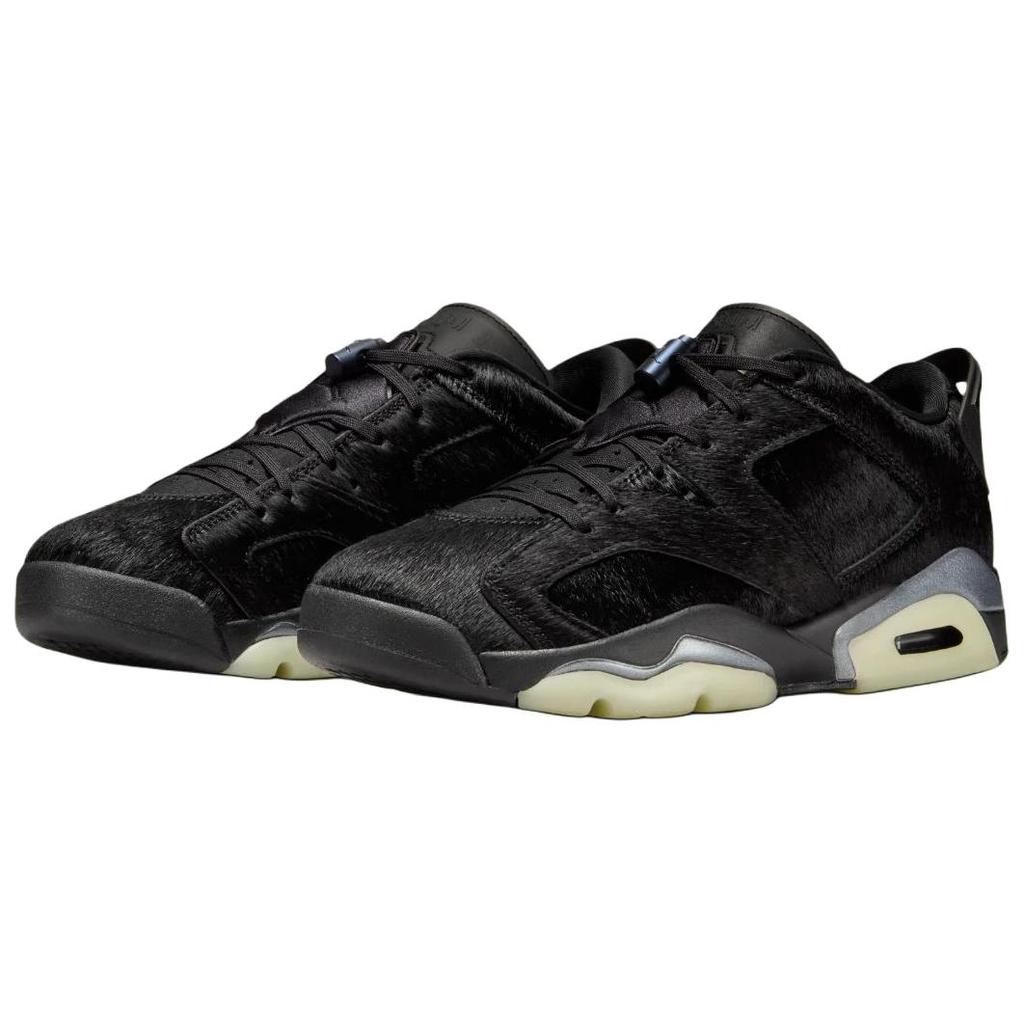 Jordan Air Jordan 6 Низкие Винтажные Баскетбольные Кроссовки Женские Черные IO9786-001