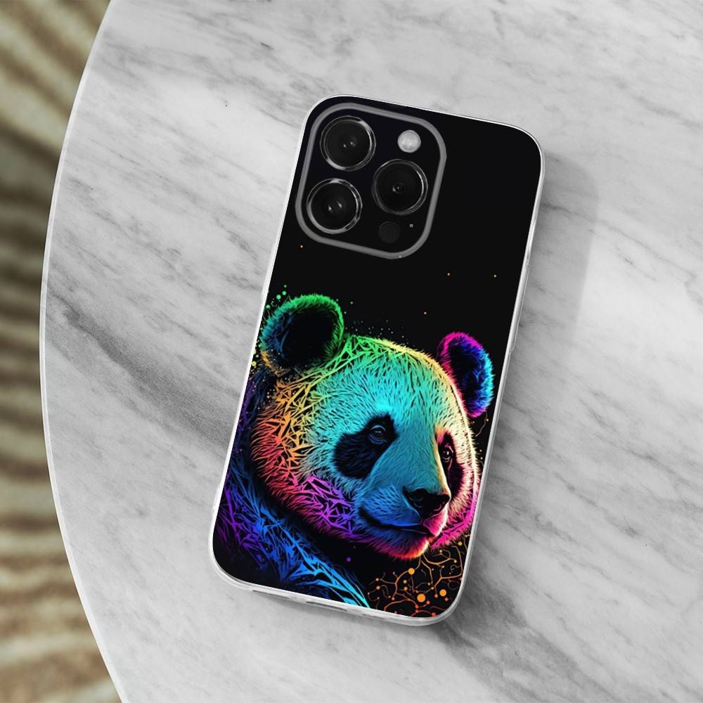 Colorful Art Animals Case For iPhone 17,11,12,13,16,14,15,Pro,Max,Plus,X,XS,XR,SE,Mini Transparent Soft Silicone