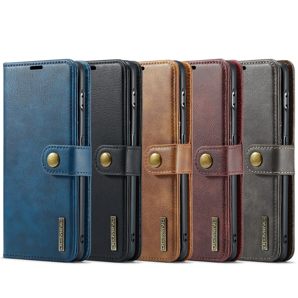 DG.MING Luxury 2 in 1 Detachable Wallet Case for iPhone 16 Pro Max XR XS 11 Pro 12 13 Mini 14 15 Plus 16E Magnetic Flip Cover