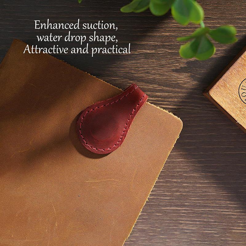 Кожаные закладки Практичные магнитные закладки Двусторонние магнитные пряжки Закладки для блокнотов Зажимы для страниц Подарок