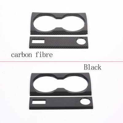 ABS Carbon Fiber/Black For BMW X1 U11 2025+ Car Center Control Water Cup Holder Scratch Resistant Panel Sticker Car Accessories