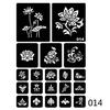 Drawing Temporary Girl Hand Art Paste New Body Stencil Template Hollow Henna Tattoo 40 Style
