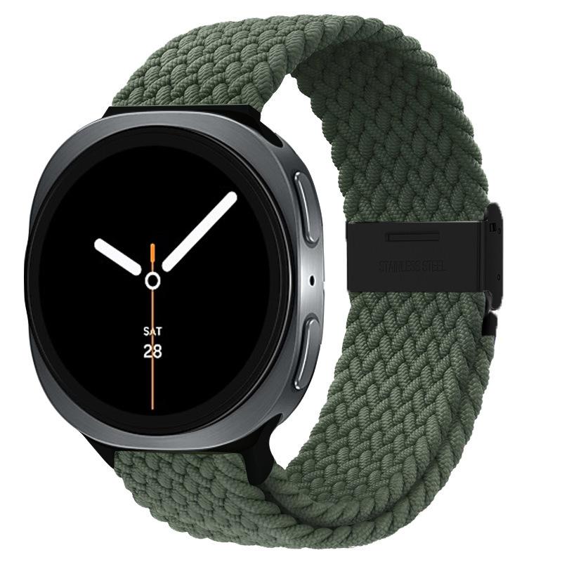 Плетеный Solo Loop для ремешка Samsung Galaxy Watch 8 40 мм 44 мм спортивный pulseira Браслет correa Galaxy watch8 8 classic 46 мм ремешок