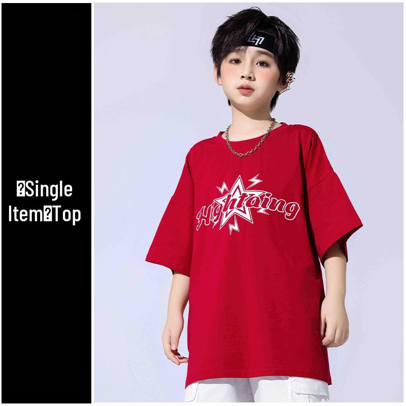 Hip Hop Style Street Dance Costumes for Kids: Trendy Summer Jazz Dance Outfits for Boys and Girls