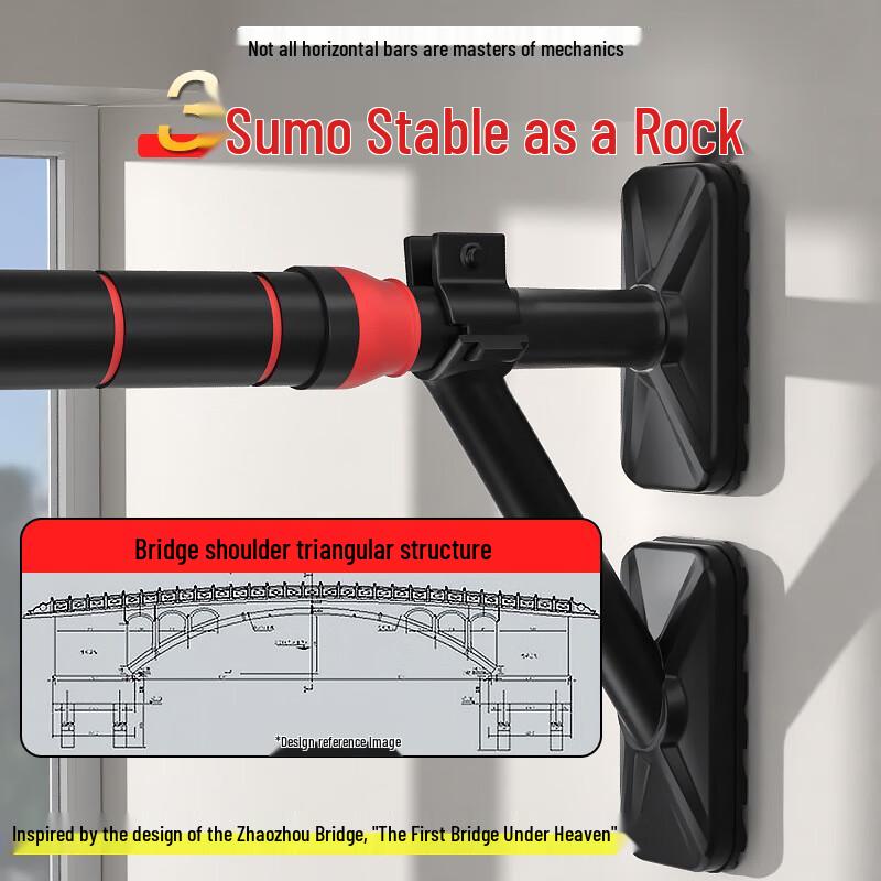 WEZHO No-Drill Doorway Pull-up Bar