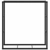 VidaXL Firewood Rack Black 110x30x116 Cm Steel, Log Holder, Wood Shelf, Wood Storage Stand of 4018467