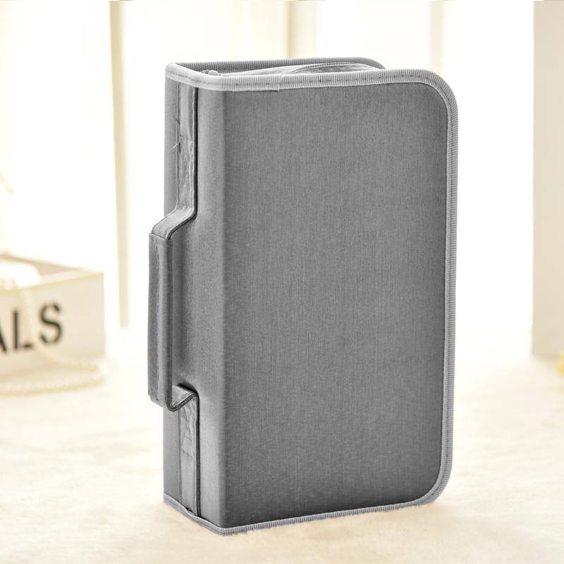 Сумка для хранения 128 CD/DVD Blu-ray дисков из мерсеризованной ткани