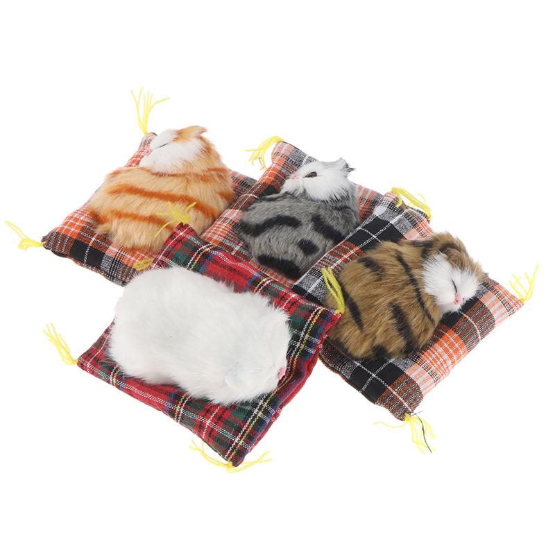 Автомобильные украшения, имитация спящих кошек, декор, плюшевая кукла, автоаксессуары