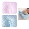 Вогнутая подушка для новорожденных Двусторонняя подушка для поддержки головы Дышащие удобные подушки для младенцев мальчиков и девочек