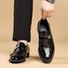 Лоферы мужские формальные британский стиль мужская обувь новый тренд облегания стопы мужская деловая повседневная кожаная обувь