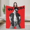 Nina Chuba Музыка Певица Фланелевое Одеяло Зимнее Мягкое Постельное Белье Пледы Девочки Мальчики Домашний Декор Удобное Покрывало Покрывало для Дивана