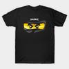 Мужская черная футболка с принтом Ninjago Глаза Черного Ниндзя Коул Фан-арт Сделанная фанатами Футболка Печать на бумаге-трансфере без вырезания Хлопковая футболка